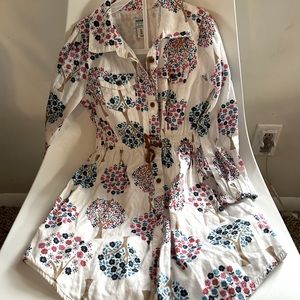 Collared and sinch wasted dress 5t